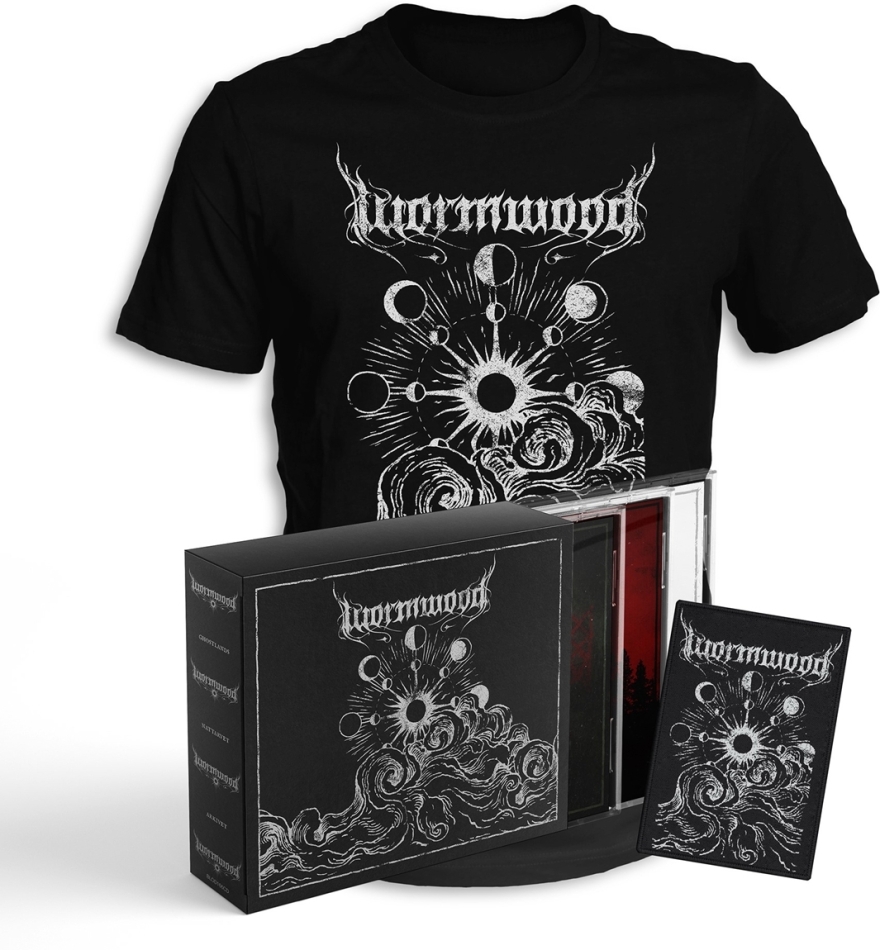 Wormwood - BOX (Ghostlands, Nattarvet & Arkivet) + T-Shirt L, + Patch, 3 CDs
