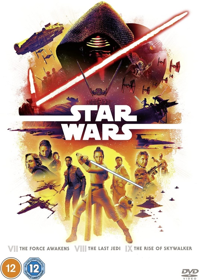 Star Wars: Episodes 7-9 3 DVDs