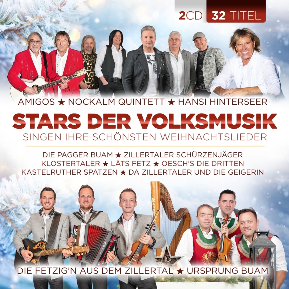 Stars d Volksmusik sing i schönst Weihnachtslieder 2 CDs
