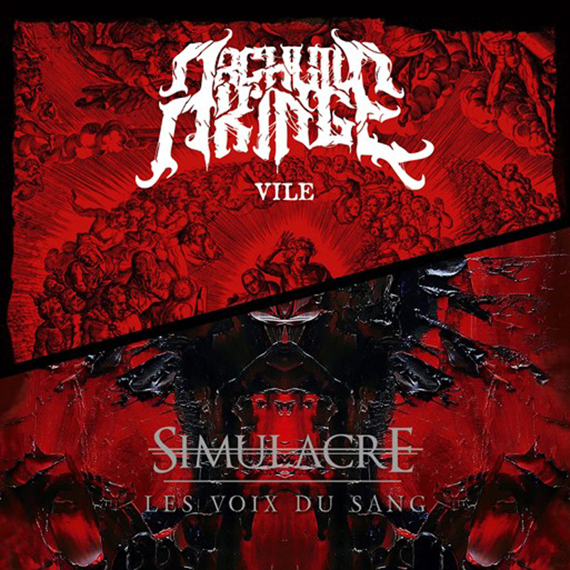 Archvile King & Simulacre - Split LP