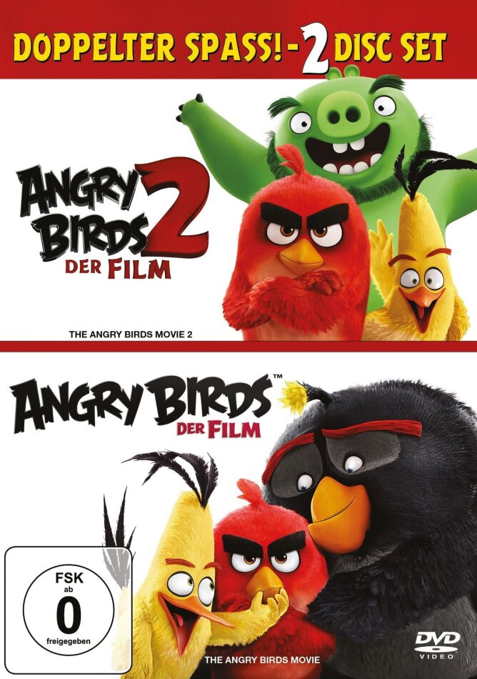 Angry Birds - Der Film - 1 & 2 2 DVDs