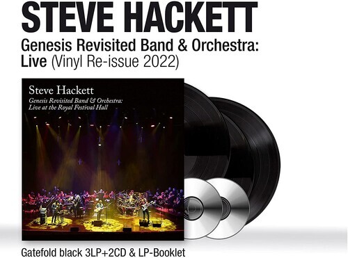 Steve Hackett - Genesis Revisited Band & Orchestra - Live at the Royal Festival Hall 2022 Reissue, 3 LP + 2 CD