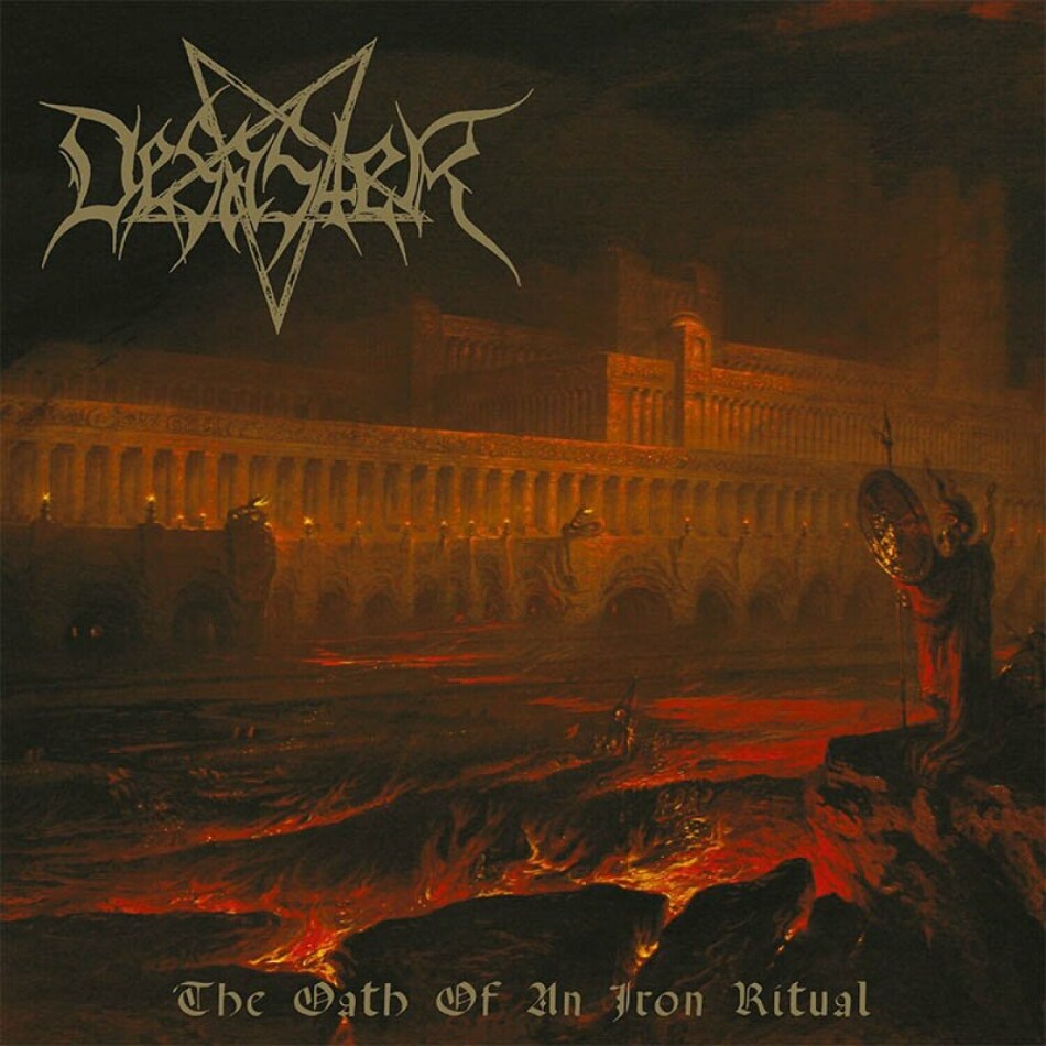 Desaster - The Oath of an Iron Ritual 2022 Reissue, High Roller Records, Swamp Green/ Gold Splatter, LP