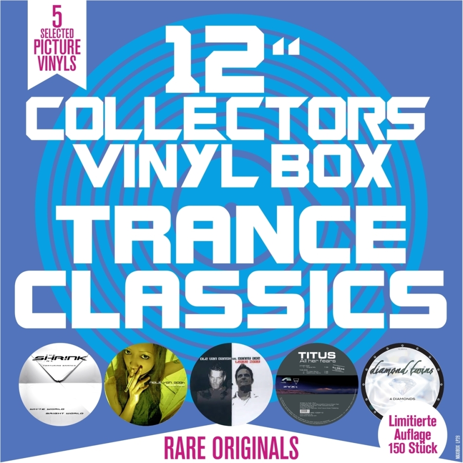Ole Van Gogh, Niels-4 Diamonds-Van Dansk - 12" Collector s Picture Vinyl Box: Trance Classics Colored, 5 LP