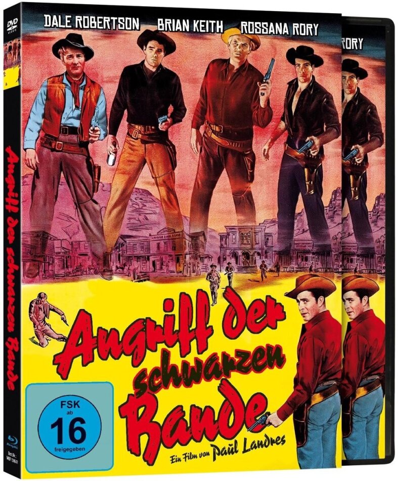 Angriff der schwarzen Bande (1957) Cover A, Limited Edition, Blu-ray + DVD