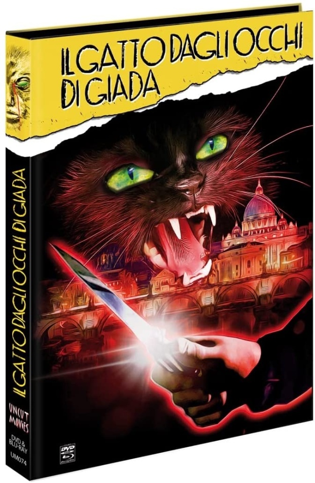 Il gatto dagli occhi di giada (1977) Cover A, Édition Limitée, Mediabook, Blu-ray + DVD