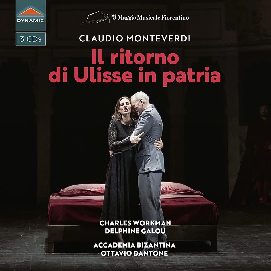 Accademia Bizantina, Claudio Monteverdi (1567-1643), Ottavio Dantone, Charles Workman & Delphine Galou - Il Ritorno Di Ulisse In Patria 3 CD