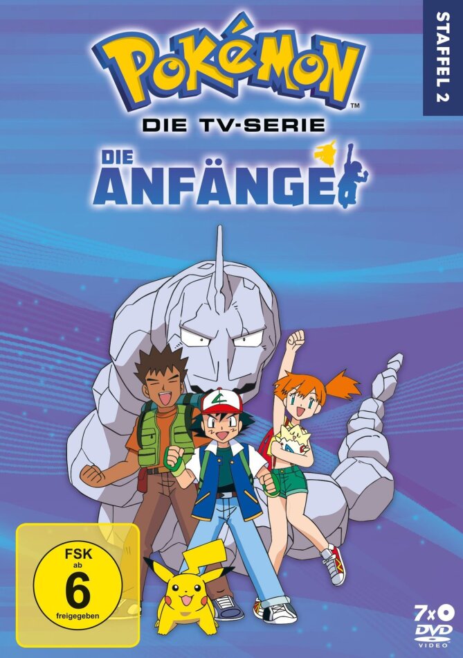 Pokémon - Die TV-Serie - Staffel 2: Die Anfänge 7 DVDs