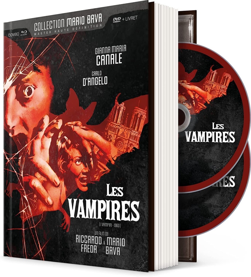 Les vampires (1956) b/w, Mediabook, Blu-ray + DVD