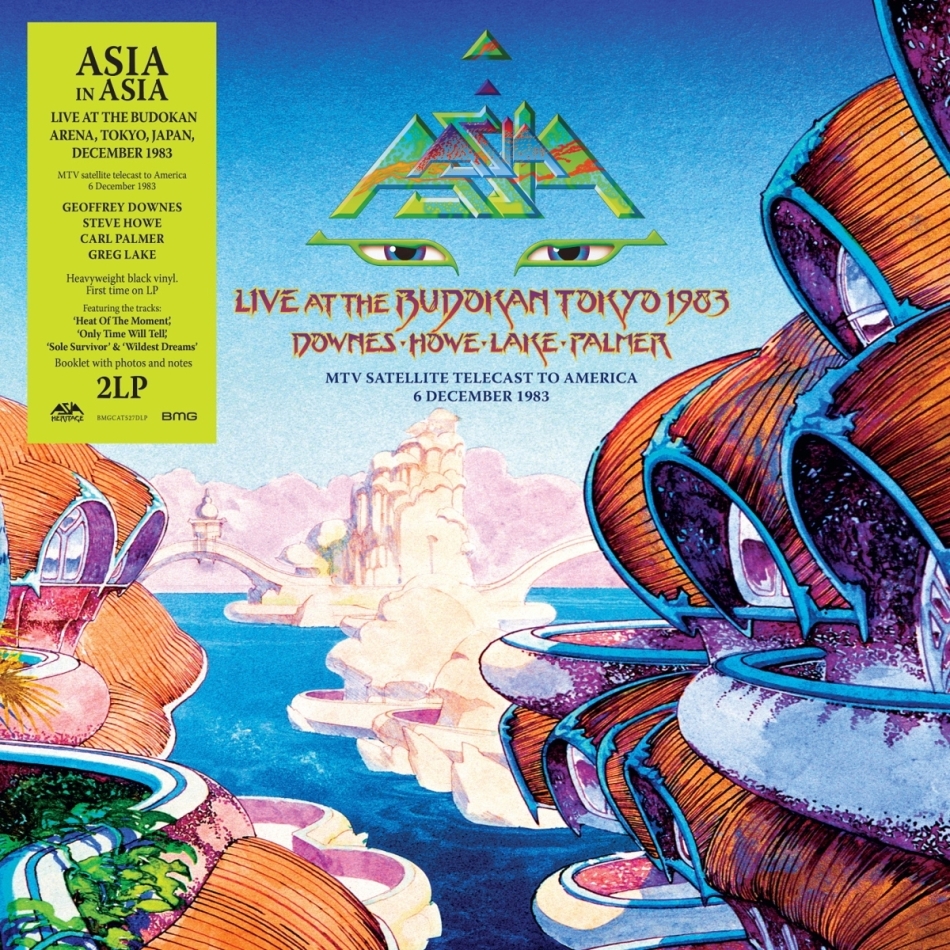 Asia - Live at The Budokan, Tokyo, 1983 2 LPs