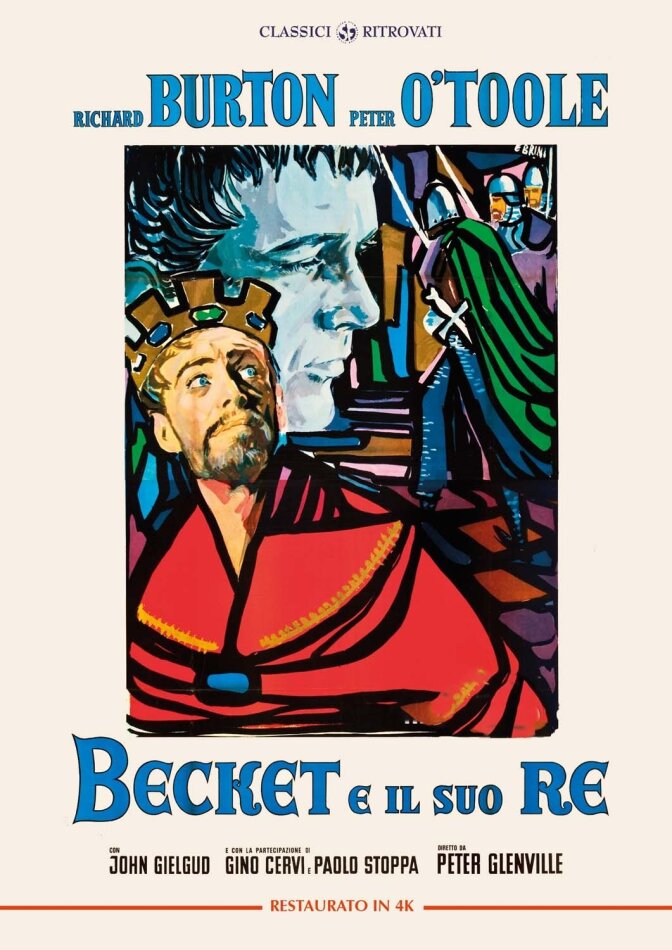 Becket e il suo Re (1964) Classici Ritrovati, Riedizione, Edizione Restaurata