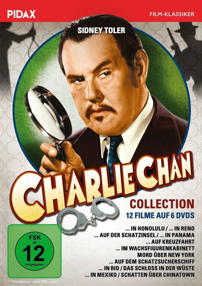 Charlie Chan Collection - 12 Filme Pidax Film-Klassiker, 6 DVDs