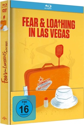 Fear & Loathing in Las Vegas (1998) (Cover B, Limited Edition, Mediabook, Blu-ray + DVD)
