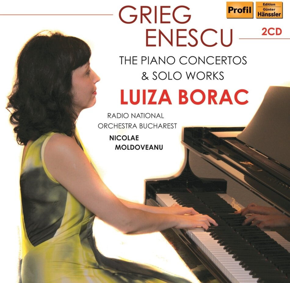 Radio National Orchestra Bucharest, George Enescu (1881-1955), Nicolae Moldaveanu & Luiza Borac - Piano Concert 2 CDs