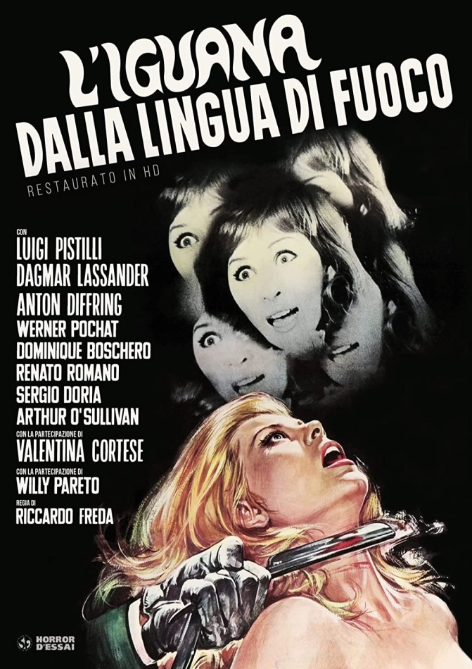 L'iguana dalla lingua di fuoco (1971) Horror d'Essai, Restaurato in HD