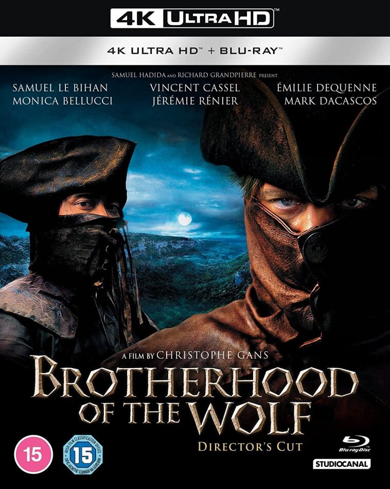 Brotherhood of the Wolf (2001) Director's Cut, 4K Ultra HD + 3 Blu-rays