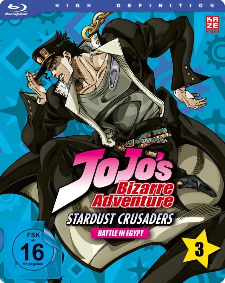 JoJo's Bizarre Adventure - Staffel 2 - Vol. 3: Stardust Crusaders 2 Blu-rays
