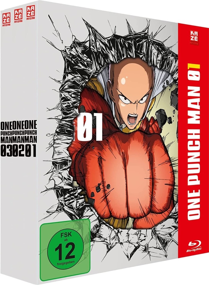 One Punch Man - Staffel 1 Gesamtausgabe, Bundle, 3 Blu-rays