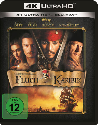 Pirates of the Caribbean - Fluch der Karibik (2003) (4K Ultra HD + Blu-ray)