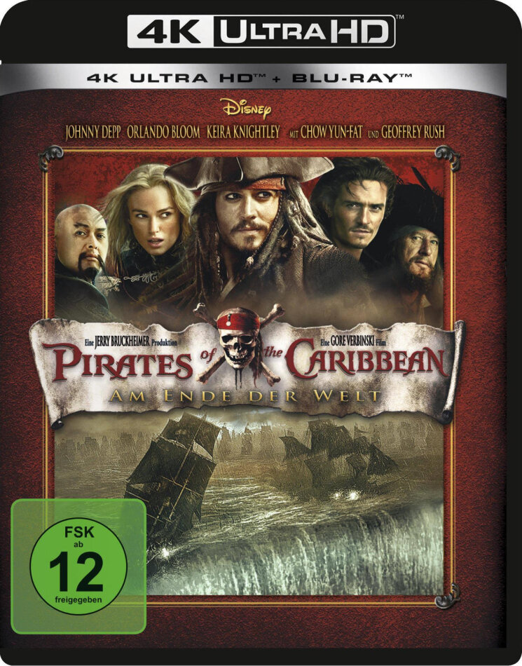 Pirates of the Caribbean 3 - Am Ende der Welt (2007) 4K Ultra HD + Blu-ray