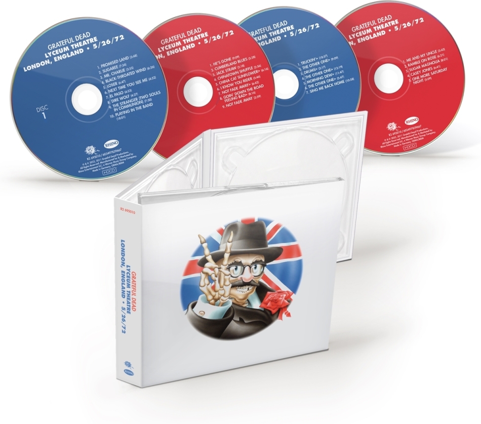 Grateful Dead - Lyceum Theatre, London, England 5/26/72 (Live) 4 CDs