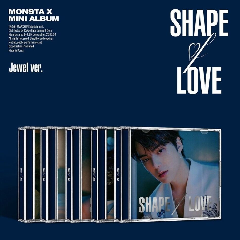 Monsta X (K-Pop) - Shape Of Love Jewel Case