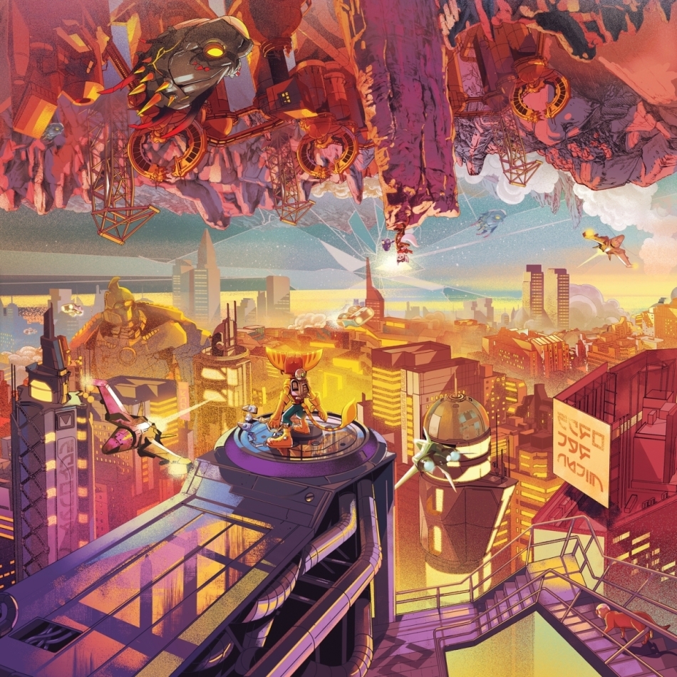 Mark Mothersbaugh & Wataru Hokoyama - Ratchet & Clank: Rift Apart - OST Orange-Blue Vinyl, 2 LPs