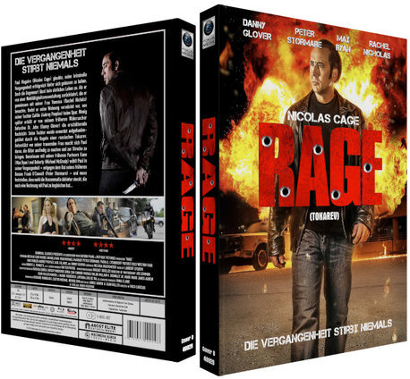 Rage (2014) Cover B, Limited Edition, Mediabook, Blu-ray + DVD