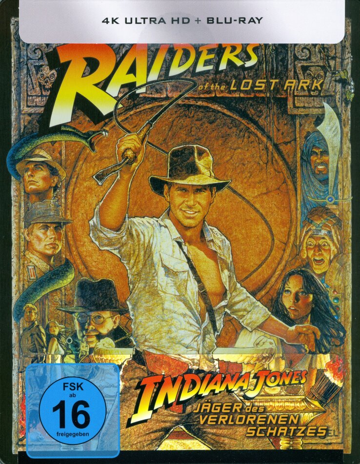 Indiana Jones - Jäger des verlorenen Schatzes - Raiders of the Lost Ark (1981) Limited Edition, Steelbook, 4K Ultra HD + Blu-ray