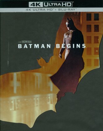 Batman Begins (2005) (+ Goodies, Limited Collector's Edition, Steelbook, 4K Ultra HD + 2 Blu-rays)