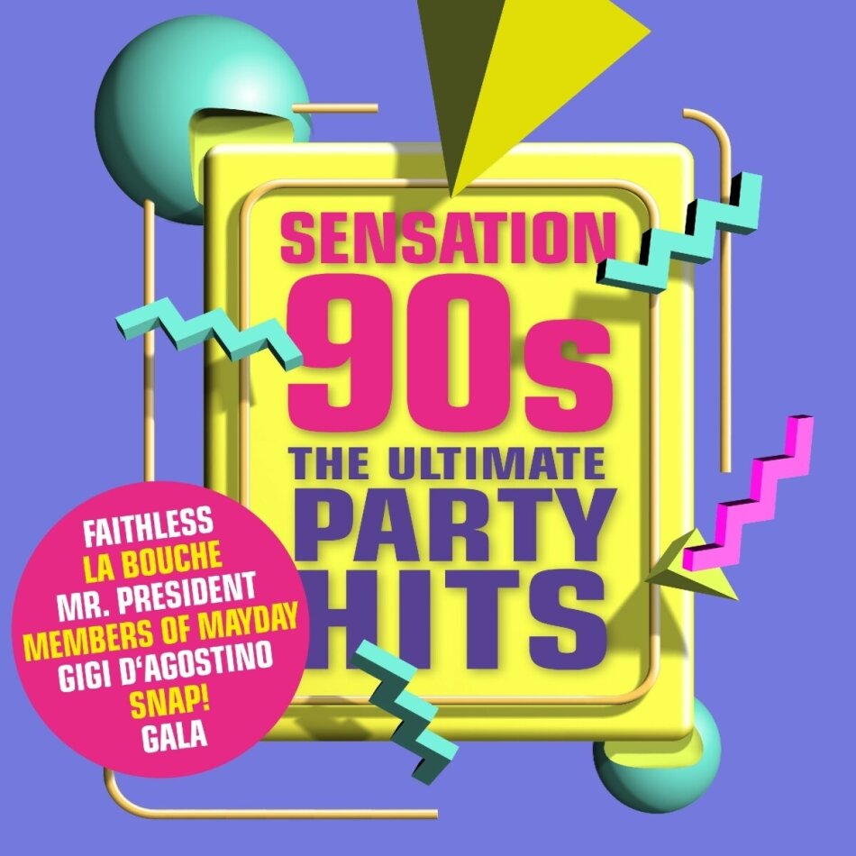 Sensation 90s – The Ultimate Party Hits 2 CDs