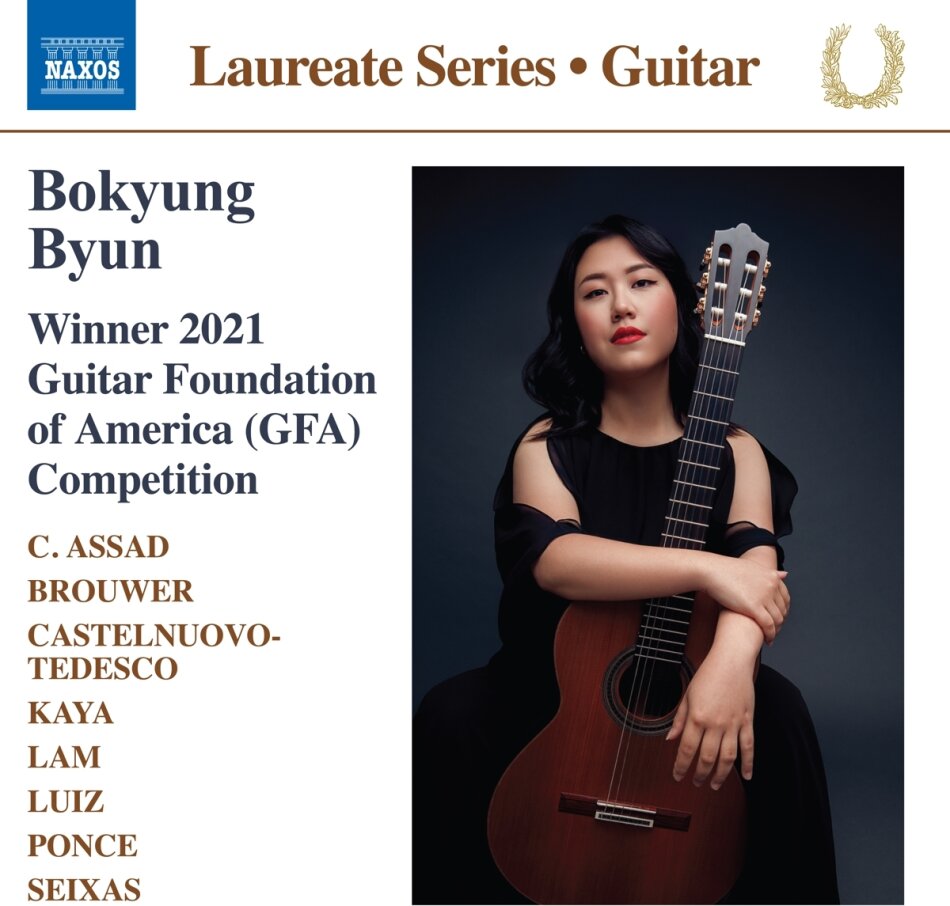 C. Assad, Leo Brouwer (*1939), Mario Castelnuovo-Tedesco (1895-1968), Kaya, Lam, … - Bokyung Byun Recital Album