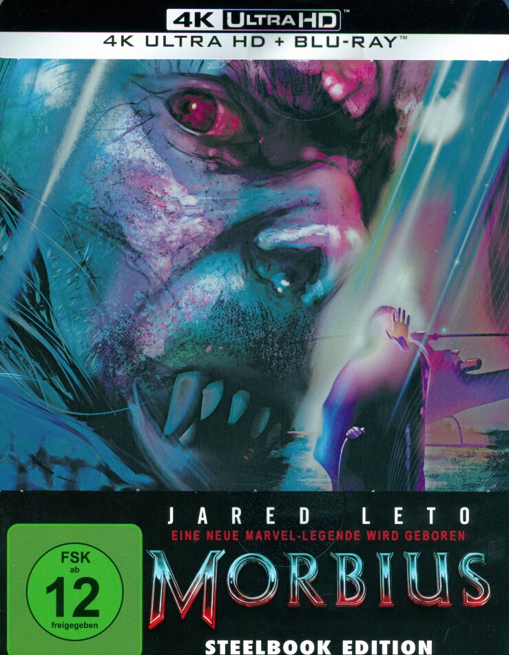Morbius (2022) Édition Limitée, Steelbook, 4K Ultra HD + Blu-ray