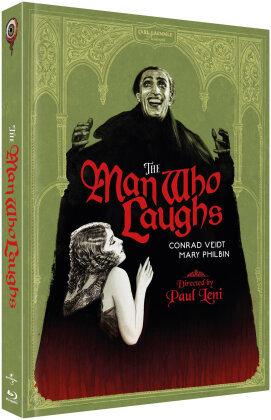 The man who laughs (1928) (Cover B, Édition Collector Limitée, Mediabook, 2 Blu-ray + 2 DVD)
