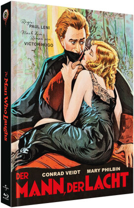 Der Mann der lacht (1928) (Cover D, Édition Collector Limitée, Mediabook, 2 Blu-ray + 2 DVD)