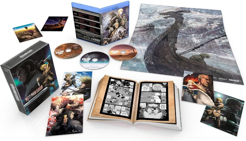 Vinland Saga - Season 1 Limited Collector's Edition, 3 Blu-rays