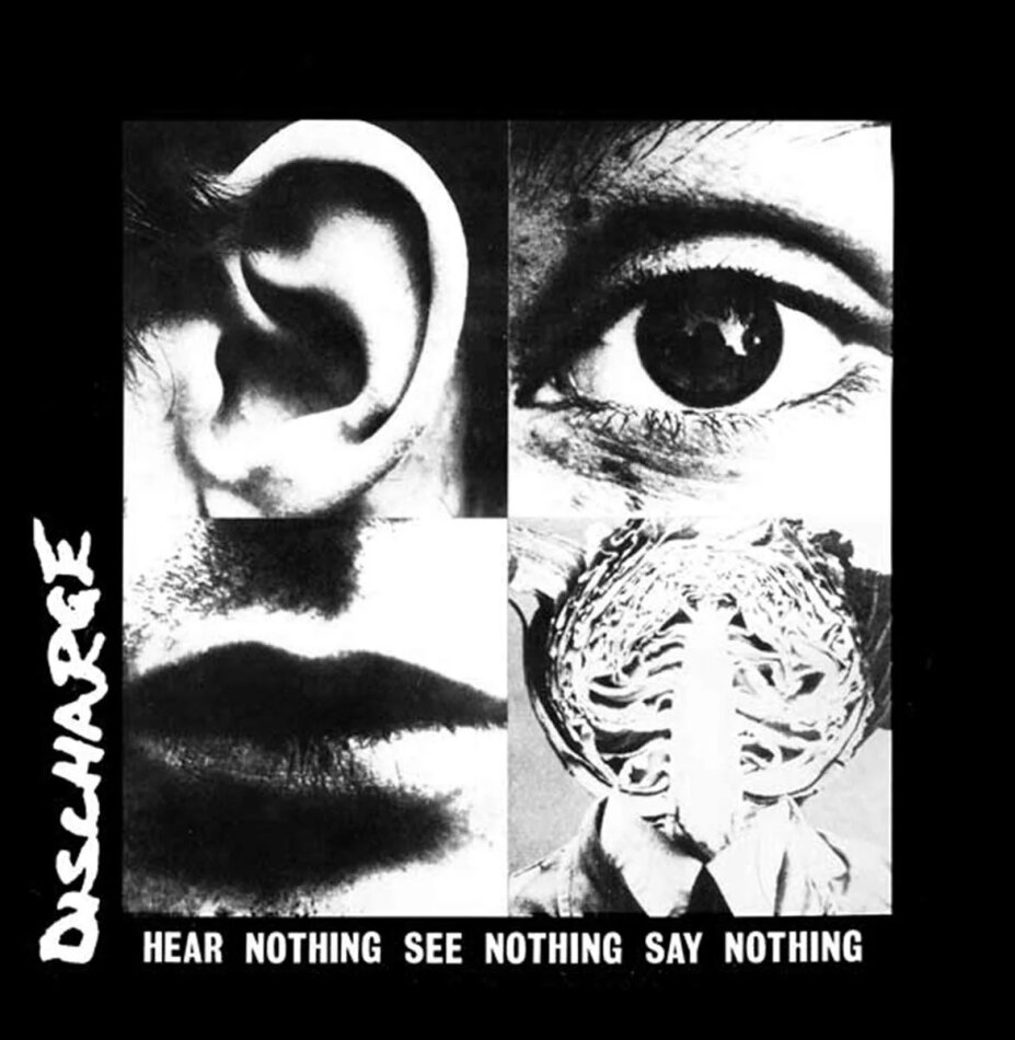 Discharge - Hear Nothing, See Nothing 2022 Reissue, Radiation Label, White Vinyl, LP