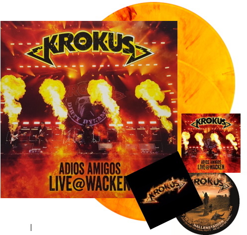 Krokus - Adios Amigos Live @ Wacken 2022 Reissue, Strictly Limited, LP