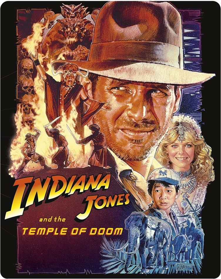 Indiana Jones and the Temple of Doom (1984) Limited Edition, Steelbook, 4K Ultra HD + Blu-ray