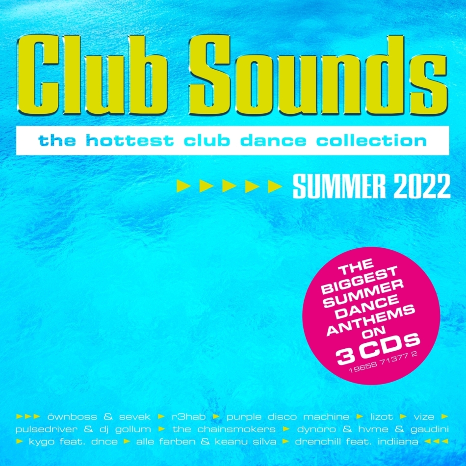 Club Sounds Summer 2022 3 CDs
