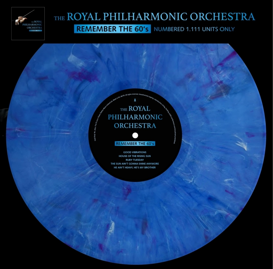 The Royal Philharmonic Orchestra - Remember The 60s Limited Edition, Blue Marbled Vinyl, LP