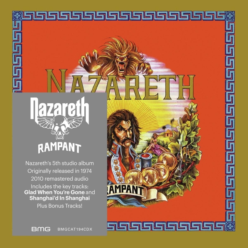 Nazareth - Rampant 2022 Reissue, BMG Rights