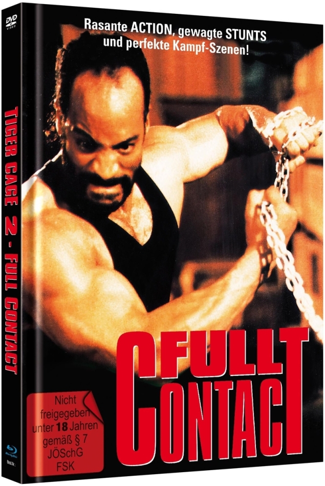 Full Contact - Tiger Cage 2 (1990) Cover A, Limited Edition, Mediabook, Blu-ray + DVD
