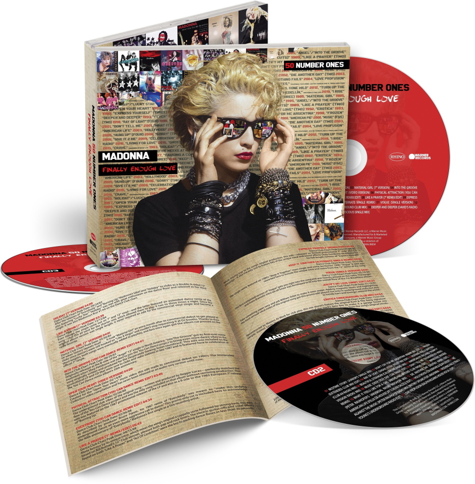 Madonna - Finally Enough Love: 50 Number Ones Deluxe Edition, 3 CDs