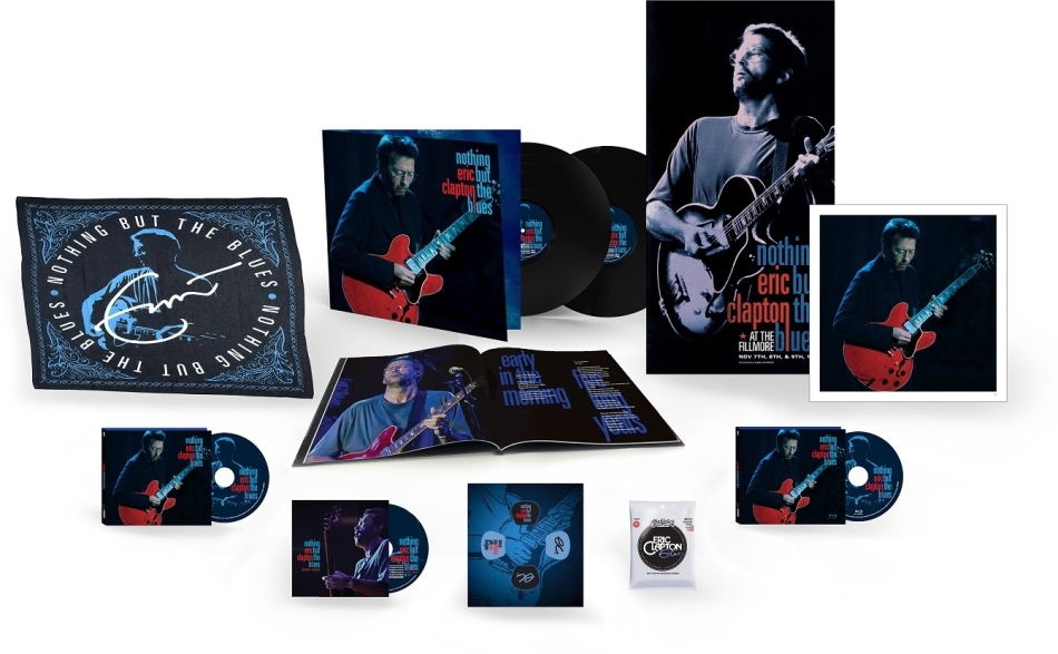Eric Clapton - Nothing But The Blues Super Deluxe Vinyl Set, 2 LPs + 2 CDs + Blu-ray