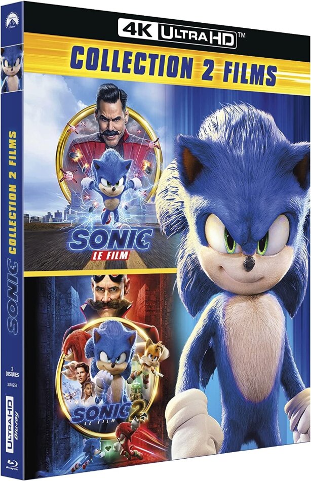 Sonic - Le Film 1 & 2 - Sonic (2019) / Sonic 2 (2022) 2 4K Ultra HDs