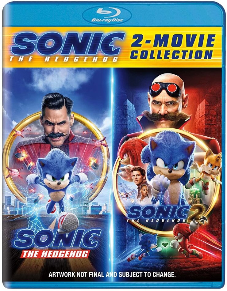 Sonic The Hedgehog 1+2 - 2-Movie Collection 2 Blu-rays