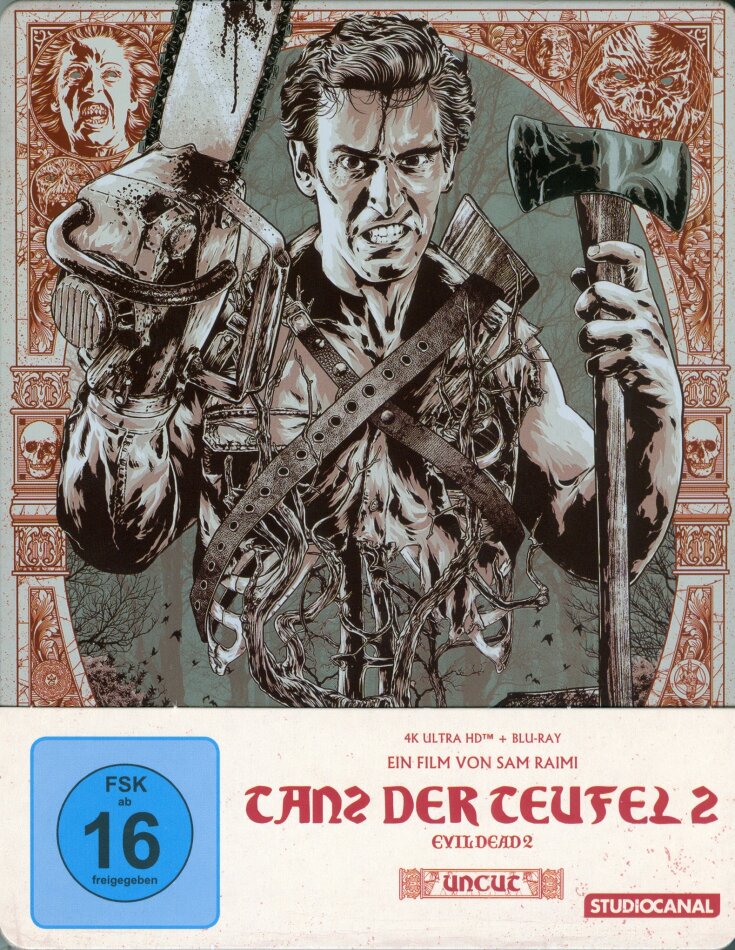 Tanz der Teufel 2 (1987) Édition Limitée, Version Restaurée, Steelbook, Uncut, 4K Ultra HD + 2 Blu-ray