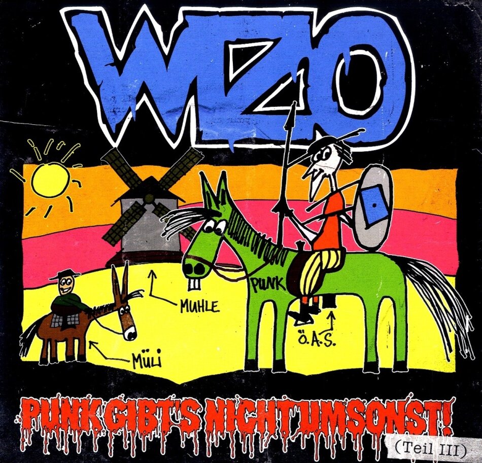 Wizo - Punk Gibt's Nicht Umsonst 2022 Reissue, Limited Edition, Blue Vinyl, 2 LPs