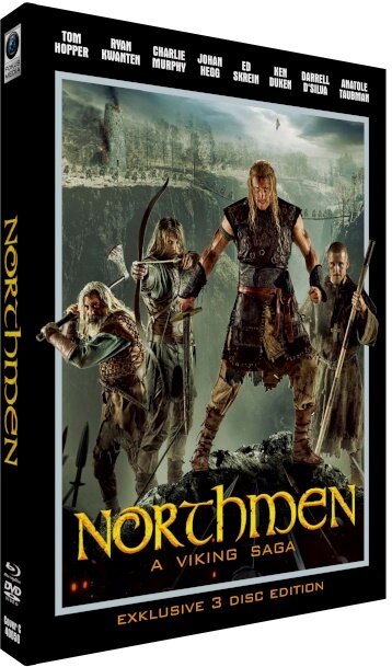 Northmen - A Viking Saga (2014) Cover C, Limited Edition, Mediabook, 2 Blu-rays + DVD
